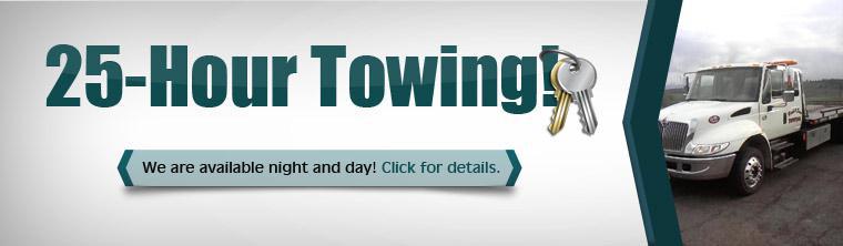 25 Hour Towing